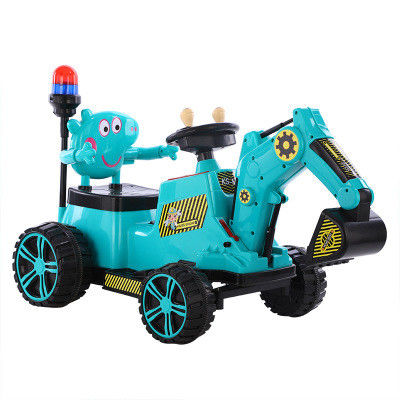 PP Tipo di plastica Escavatori per bambini Ingegneria elettrica Guida in auto per bambini piccoli