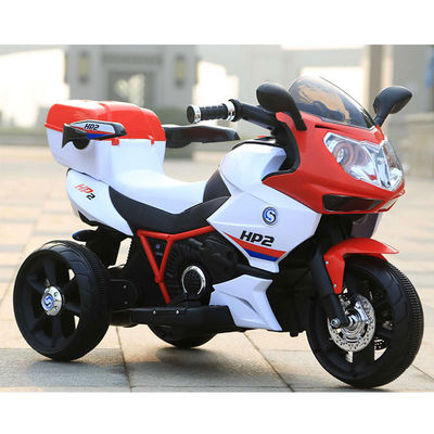 Bambini in plastica a batteria elettrica a tre ruote in moto per bambini dai 3 agli 8 anni