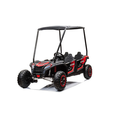 24v batteria 4x4 UTV in plastica quattro posti auto elettrica per bambini con carport 4 ruote