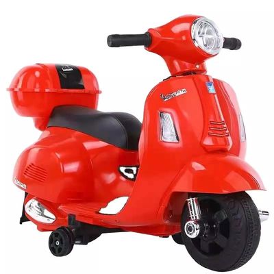 Rossa Giocattoli elettrici per bambini motociclette per bambini Motore 380*2 Materiale di plastica