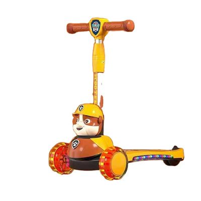 Unisex Scooter per bambini a batteria con flash pieghevole e a batteria