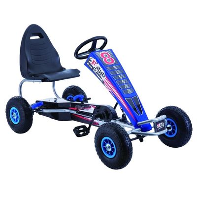 Auto a carica a 4 ruote giocattolo per bambini guida su pedali Go-Kart diretto per i bambini di età compresa tra 5 e 12 anni