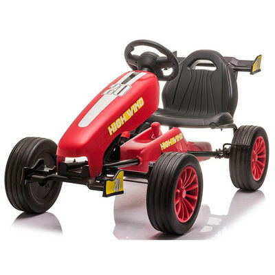 Sedile regolabile 4 ruote su pedale Kart Car per bambini di età compresa tra 3-8 G.W. N.W. 15/13KG