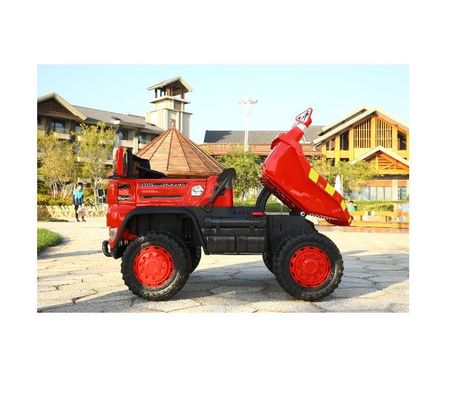 2 posti giocattolo elettrico guida sul camion di costruzione auto per bambini età 2-12 anni