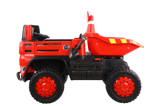 2 posti giocattolo elettrico guida sul camion di costruzione auto per bambini età 2-12 anni