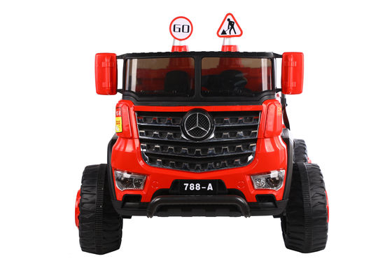 2 posti giocattolo elettrico guida sul camion di costruzione auto per bambini età 2-12 anni