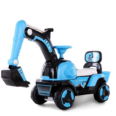 Escavatori elettrici per bambini in auto con luci e musica