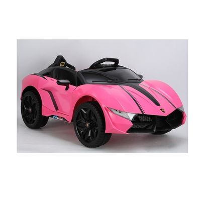 Giornata di gioco per bambini rosa elettrica in auto con quattro ruote grandi Ttem NO. SMG6136