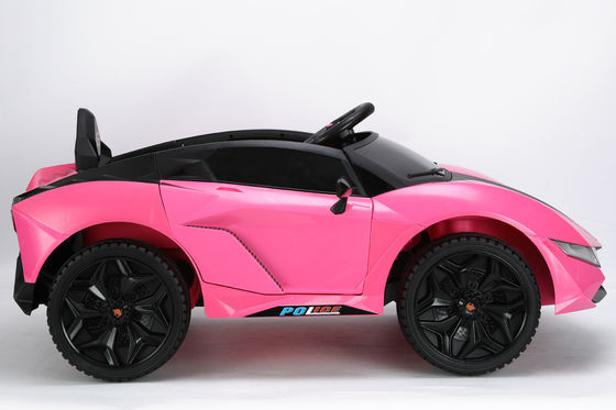 Giornata di gioco per bambini rosa elettrica in auto con quattro ruote grandi Ttem NO. SMG6136