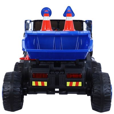 Camion elettrico per la costruzione con comando remoto e secchio di ribaltamento 12v