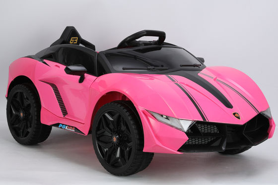 Giornata di gioco per bambini rosa elettrica in auto con quattro ruote grandi Ttem NO. SMG6136