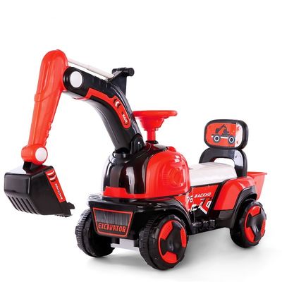 Batteria per bambini RC Sexcavator guida in auto con luci e musica G.W. 5,6 kg