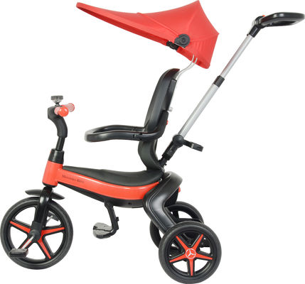 Bambini pieghevoli a tre ruote su auto triciclo con ruote EVA