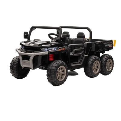 Bambini prendono auto 6 ruote camion fuoristrada motore 555*2 Cartone dimensione 138.5*65.5*35.5cm