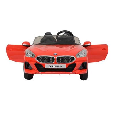 Carro elettrico a due posti rosso per bambini con funzione musicale e telecomando