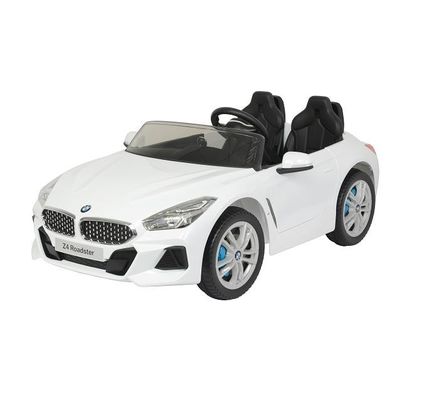 Carro elettrico a due posti rosso per bambini con funzione musicale e telecomando