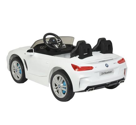 Carro elettrico a due posti rosso per bambini con funzione musicale e telecomando