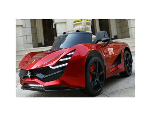 2023 Made In Nuovo 12 Volt Kids Electric Ride On Car con Due Porte Aperte Marrone