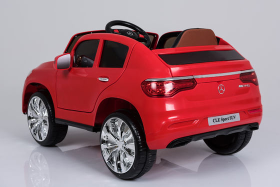 12V quattro ruote su auto autorizzata elettrica per bambini Vernice nera Rossa Batteria alimentata