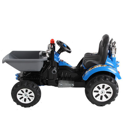 Colore verde 6V 12V bambini elettrico Ride su escavatore giocattolo con motore 390 * 1 / 390 * 2