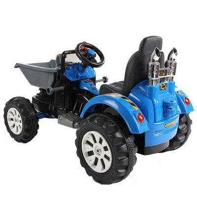 Colore verde 6V 12V bambini elettrico Ride su escavatore giocattolo con motore 390 * 1 / 390 * 2
