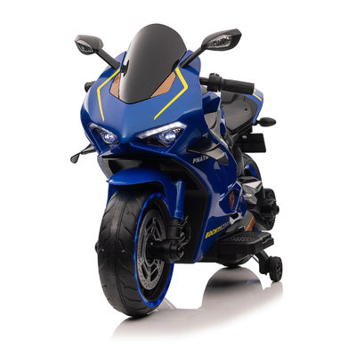 Motocicletta per bambini a batteria 12V a guida con giocattolo elettrico e lettore musicale