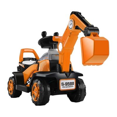 Bambini Trattore elettrico Ride On Car Per con batterie Azionato scavatori elettrici Auto