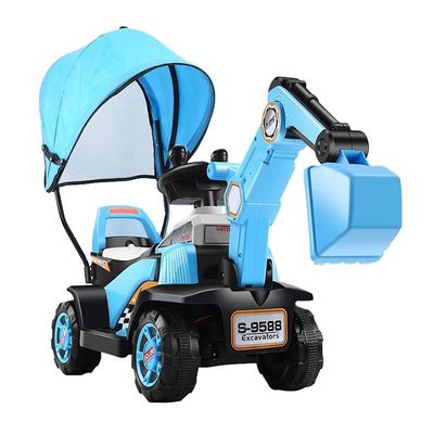 Bambini Trattore elettrico Ride On Car Per con batterie Azionato scavatori elettrici Auto