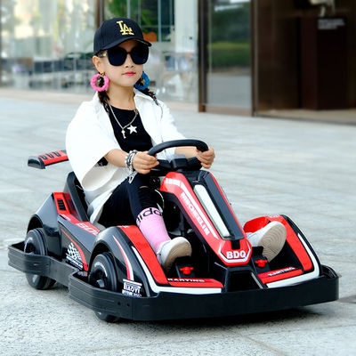 G.W. N.W. 19kg/16kgs Kids Outdoor Electric Go Kart Car 12V Battery Power e 4 Ruote
