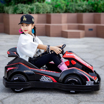 G.W. N.W. 19kg/16kgs Kids Outdoor Electric Go Kart Car 12V Battery Power e 4 Ruote