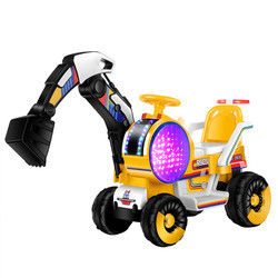 Giocattoli elettrici per bambini Escavatori di sabbia a batteria Ingegneria Guida in auto in plastica PP
