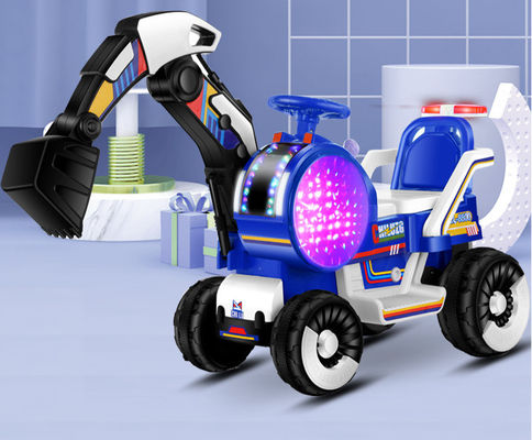 Giocattoli elettrici per bambini Escavatori di sabbia a batteria Ingegneria Guida in auto in plastica PP