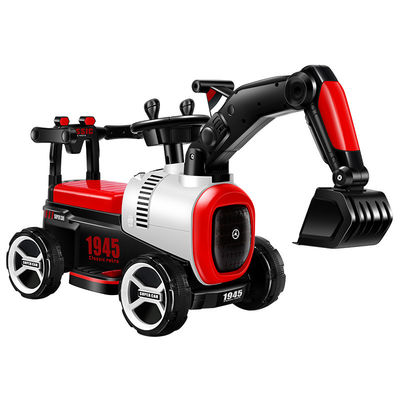 Bambini di plastica giocattoli elettrici scivolo escavatore guida su mini camion da costruzione per bambini