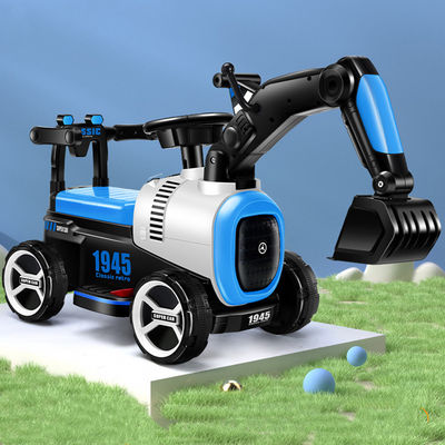 Bambini di plastica giocattoli elettrici scivolo escavatore guida su mini camion da costruzione per bambini