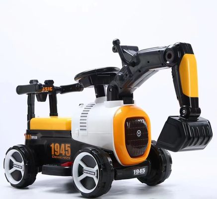 Bambini di plastica giocattoli elettrici scivolo escavatore guida su mini camion da costruzione per bambini