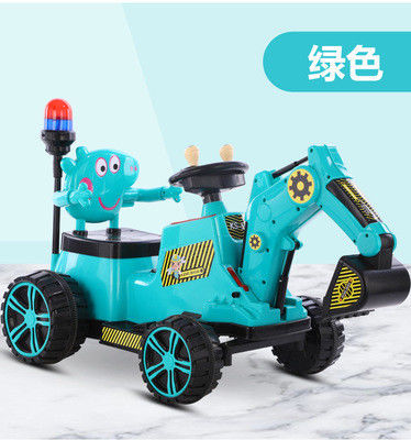 PP Tipo di plastica Escavatori per bambini Ingegneria elettrica Guida in auto per bambini piccoli