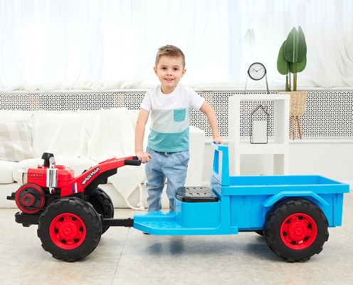 6V a batteria per bambini a guida elettrica su escavatore giocattolo con luce e musica