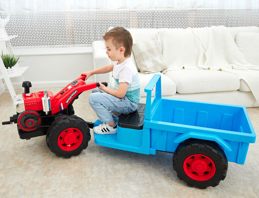 6V a batteria per bambini a guida elettrica su escavatore giocattolo con luce e musica