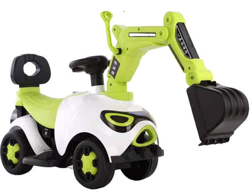 Escavatore elettrico in plastica per bambini Auto all'aperto con batteria Motore auto giocattolo 6V380 * 1