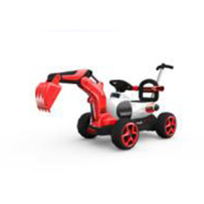 Escavatore elettrico in plastica per bambini Auto all'aperto con batteria Motore auto giocattolo 6V380 * 1