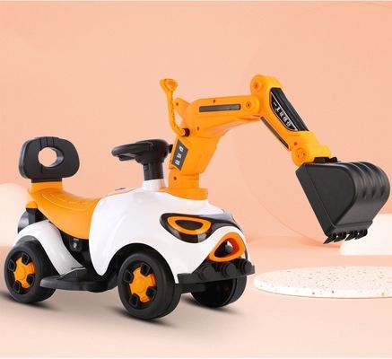 Escavatore elettrico in plastica per bambini Auto all'aperto con batteria Motore auto giocattolo 6V380 * 1