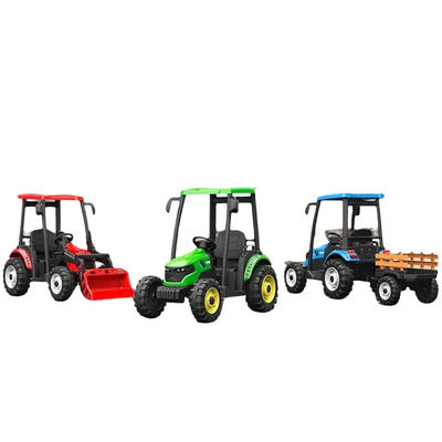 12V 24V Ride On Tractor Kids Grandi giocattoli Auto con motore 555 * 2