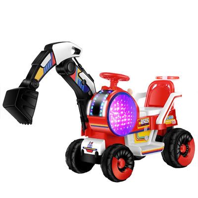 2023 Giocattoli elettrici per bambini Escavatori Ingegneria Guida in auto per bambini Plastico giallo