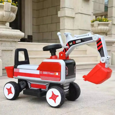 Escavatore elettrico a batteria 6V in PP per bambini di età compresa tra i 3 e i 7 anni GW/NW 6.4KG/5.8KG