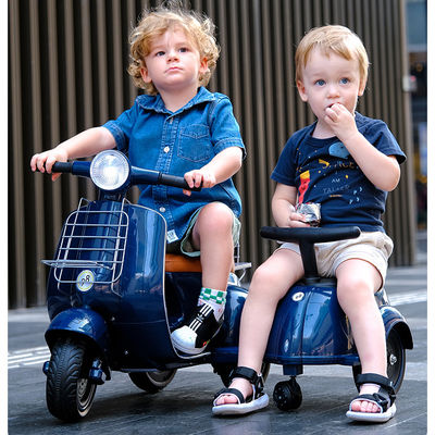 Ride On Toy Electric Kids Motorcycle con luce in rosso giallo scuro blu rosa o verde