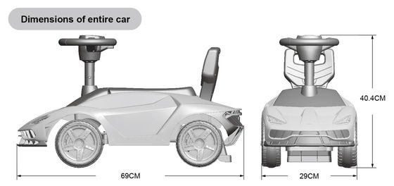 Dimensione del prodotto 69*29*40.4cm Classic Scooter Battery Operated Kids Ride On Car Direct