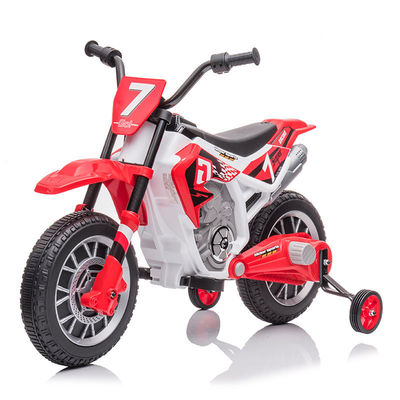 Plastico 12v Bambini in macchina con musica Batteria di lunga durata Motocicletta elettrica