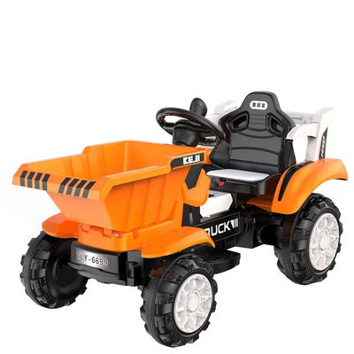 Unisex 2023 Con musica 6v Ride On elettrico trattore grande giocattoli auto per bambini Genere Unisex