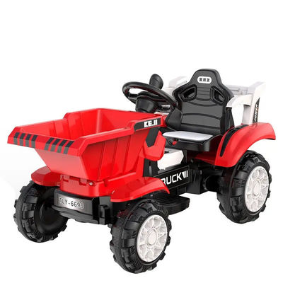 Unisex 2023 Con musica 6v Ride On elettrico trattore grande giocattoli auto per bambini Genere Unisex
