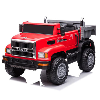 12V Ride On Tractor Truck Auto per bambini Materiale di plastica e controllo Emote incluso